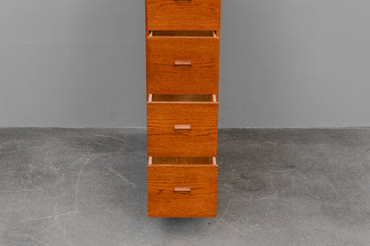 Mid-Century Aktenschrank / Schubladenschrank in Eiche - Mitte des 20.Jahrhunderts