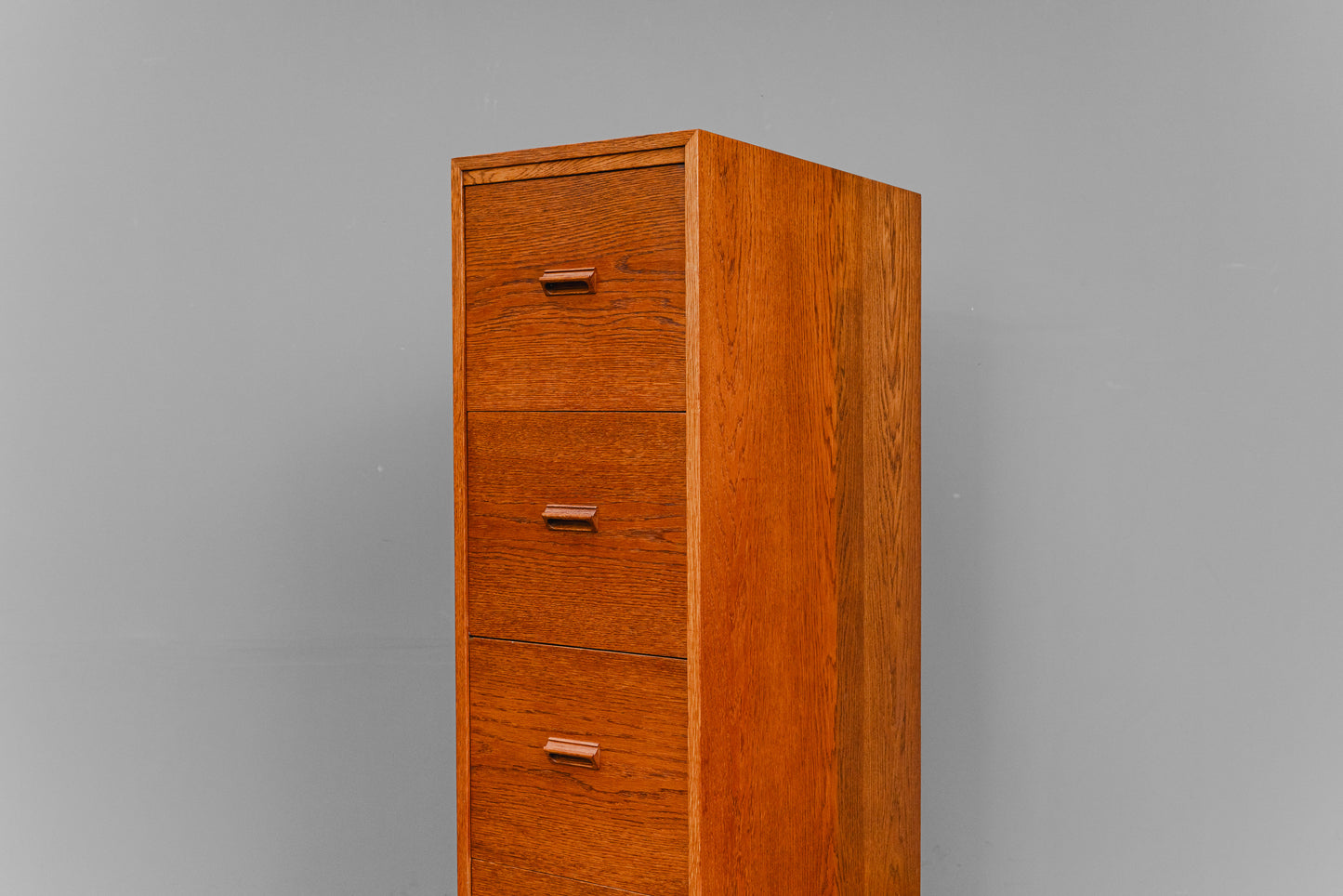 Mid-Century Aktenschrank / Schubladenschrank in Eiche - Mitte des 20.Jahrhunderts
