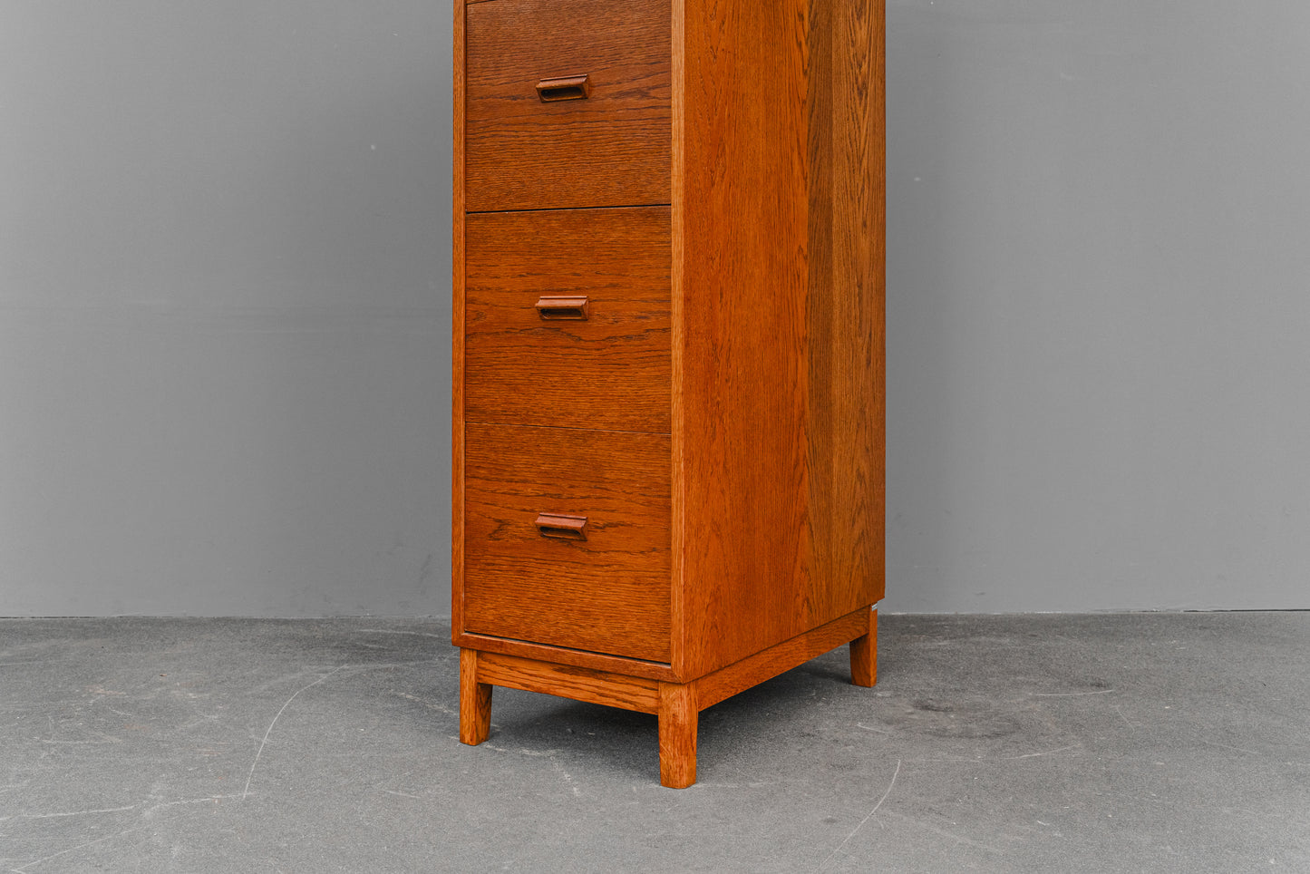 Mid-Century Aktenschrank / Schubladenschrank in Eiche - Mitte des 20.Jahrhunderts
