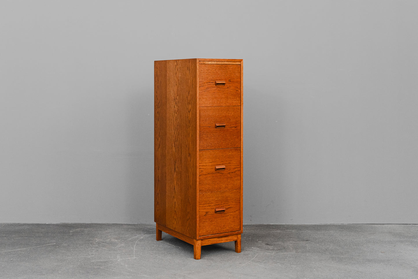 Mid-Century Aktenschrank / Schubladenschrank in Eiche - Mitte des 20.Jahrhunderts