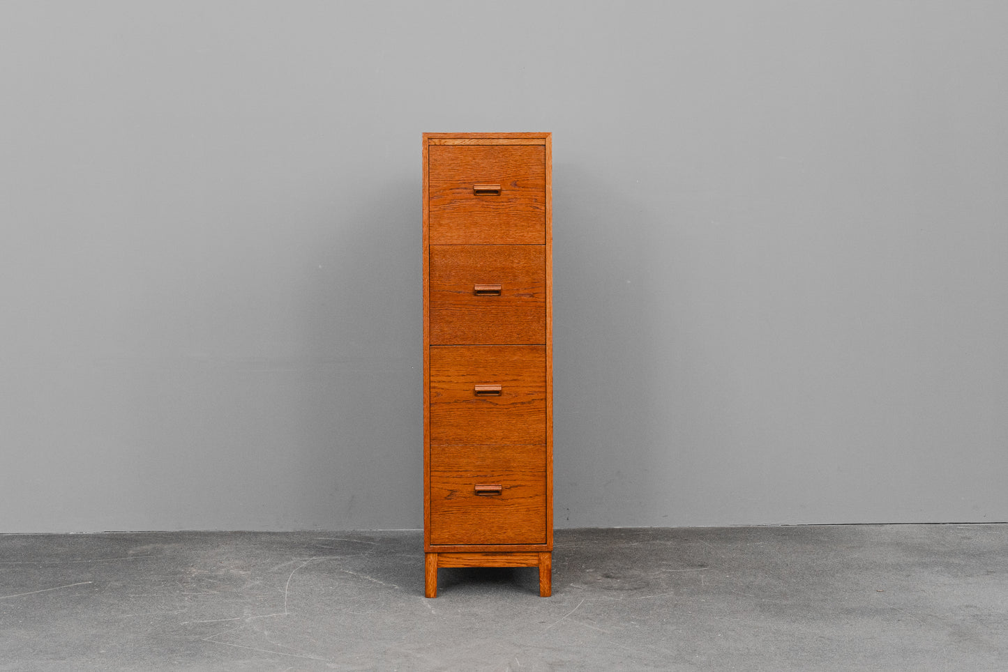 Mid-Century Aktenschrank / Schubladenschrank in Eiche - Mitte des 20.Jahrhunderts