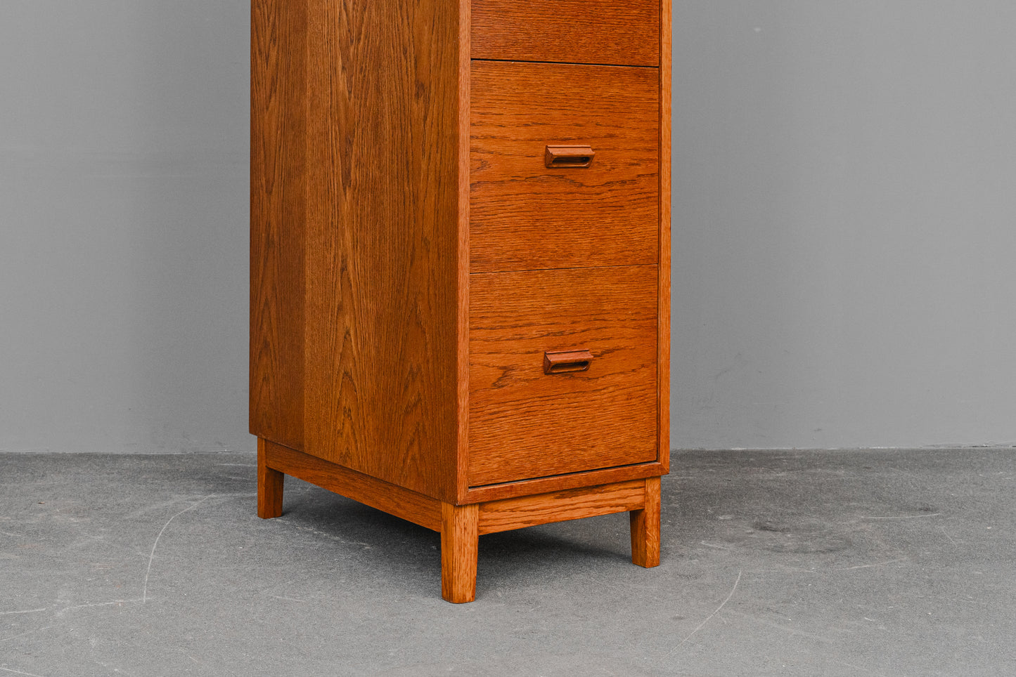 Mid-Century Aktenschrank / Schubladenschrank in Eiche - Mitte des 20.Jahrhunderts
