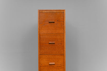 Mid-Century Aktenschrank / Schubladenschrank in Eiche - Mitte des 20.Jahrhunderts