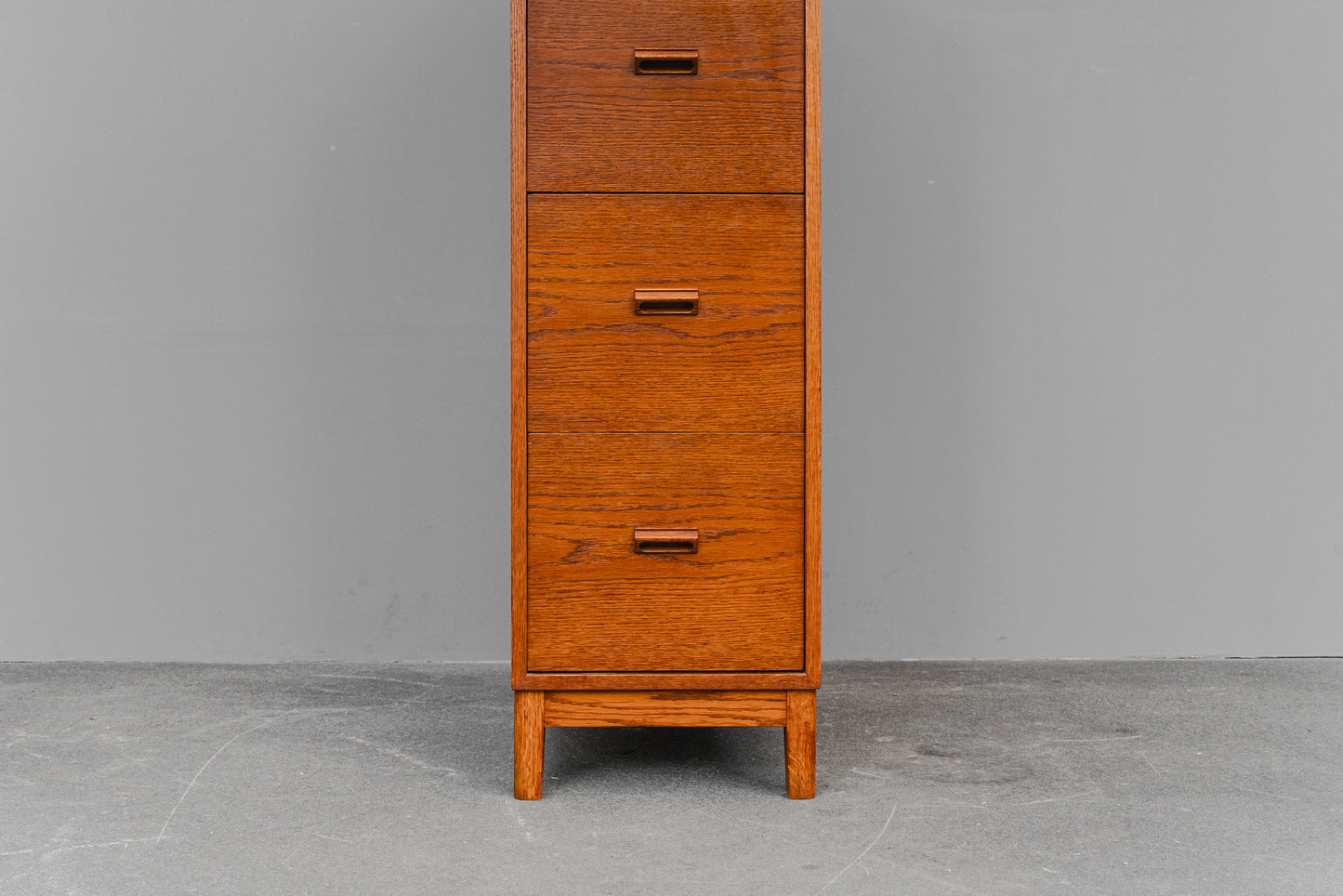 Mid-Century Aktenschrank / Schubladenschrank in Eiche - Mitte des 20.Jahrhunderts
