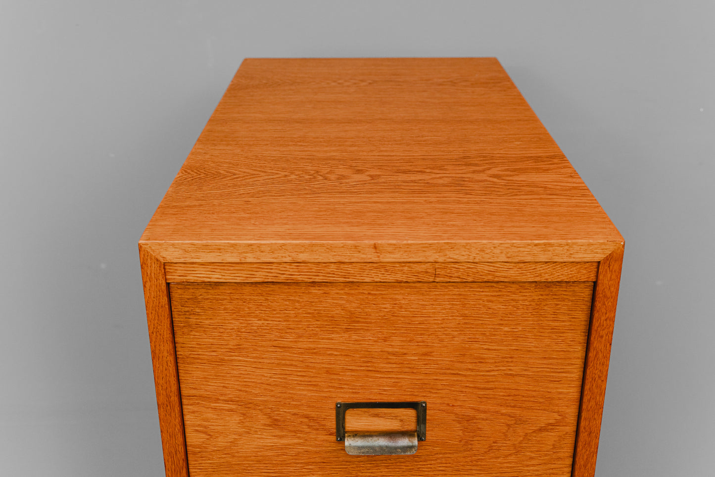 Mid-Century Schubladenschrank / Aktenschrank in Eiche - Mitte des 20.Jahrhunderts