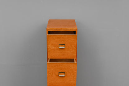Mid-Century Schubladenschrank / Aktenschrank in Eiche - Mitte des 20.Jahrhunderts