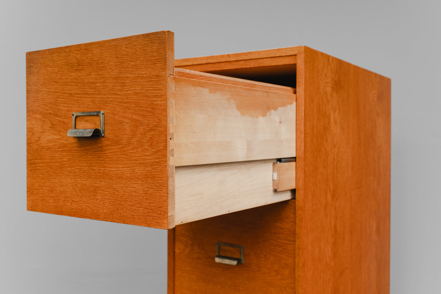 Mid-Century Schubladenschrank / Aktenschrank in Eiche - Mitte des 20.Jahrhunderts