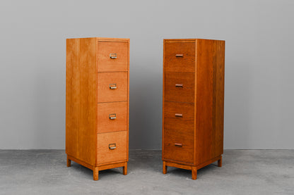Mid-Century Schubladenschrank / Aktenschrank in Eiche - Mitte des 20.Jahrhunderts