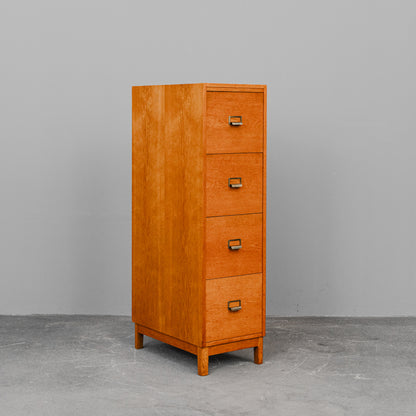 Mid-Century Schubladenschrank / Aktenschrank in Eiche - Mitte des 20.Jahrhunderts