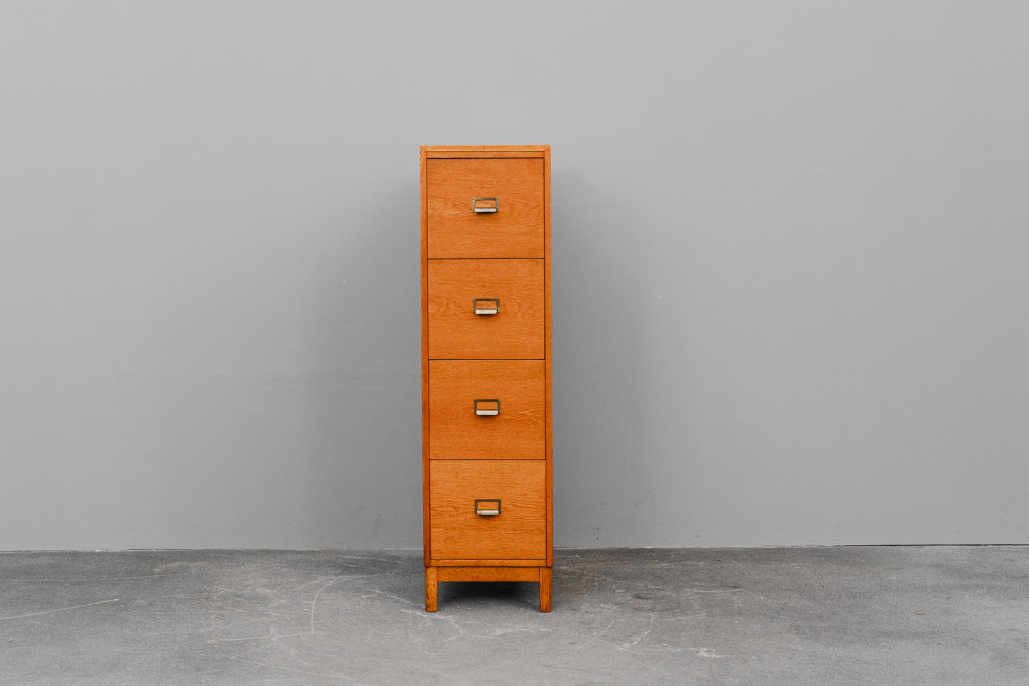 Mid-Century Schubladenschrank / Aktenschrank in Eiche - Mitte des 20.Jahrhunderts