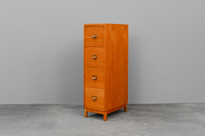 Mid-Century Schubladenschrank / Aktenschrank in Eiche - Mitte des 20.Jahrhunderts