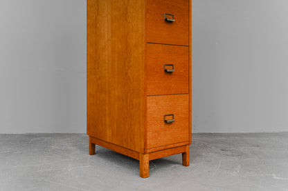 Mid-Century Schubladenschrank / Aktenschrank in Eiche - Mitte des 20.Jahrhunderts