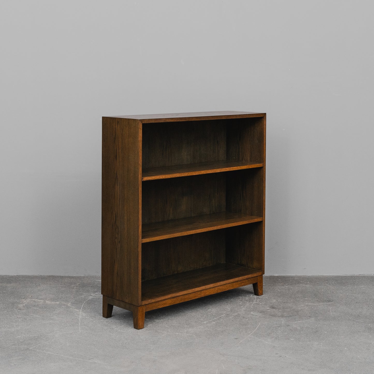 Kleines Mid-Century Bücherregal in Eiche - Mitte des 20.Jahrhunderts