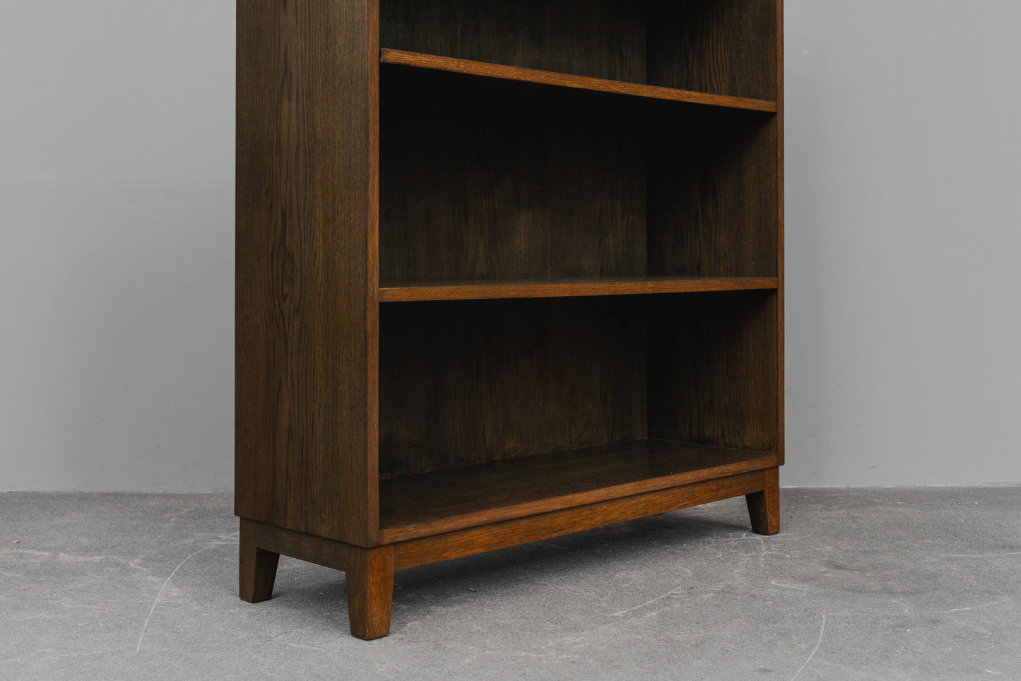 Kleines Mid-Century Bücherregal in Eiche - Mitte des 20.Jahrhunderts