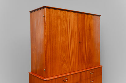 Mid-Century Highboard in Mahagoni - Mitte des 20.Jahrhunderts