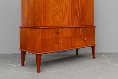 Mid-Century Highboard in Mahagoni - Mitte des 20.Jahrhunderts