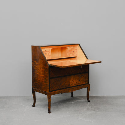 Art Déco Schrägklappen-Sekretär - 1.Hälfte des 20.Jahrhunderts