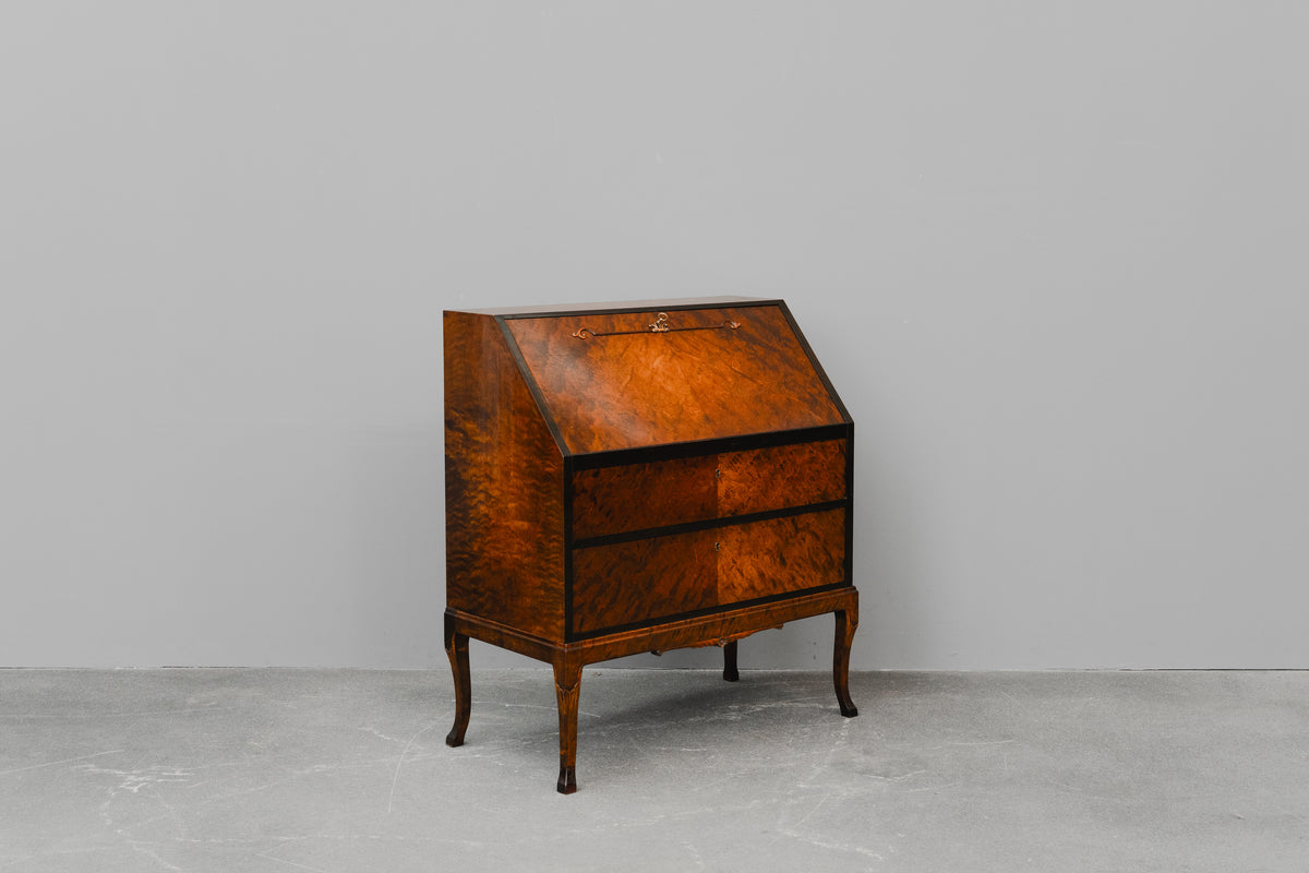 Art Déco Schrägklappen-Sekretär - 1.Hälfte des 20.Jahrhunderts