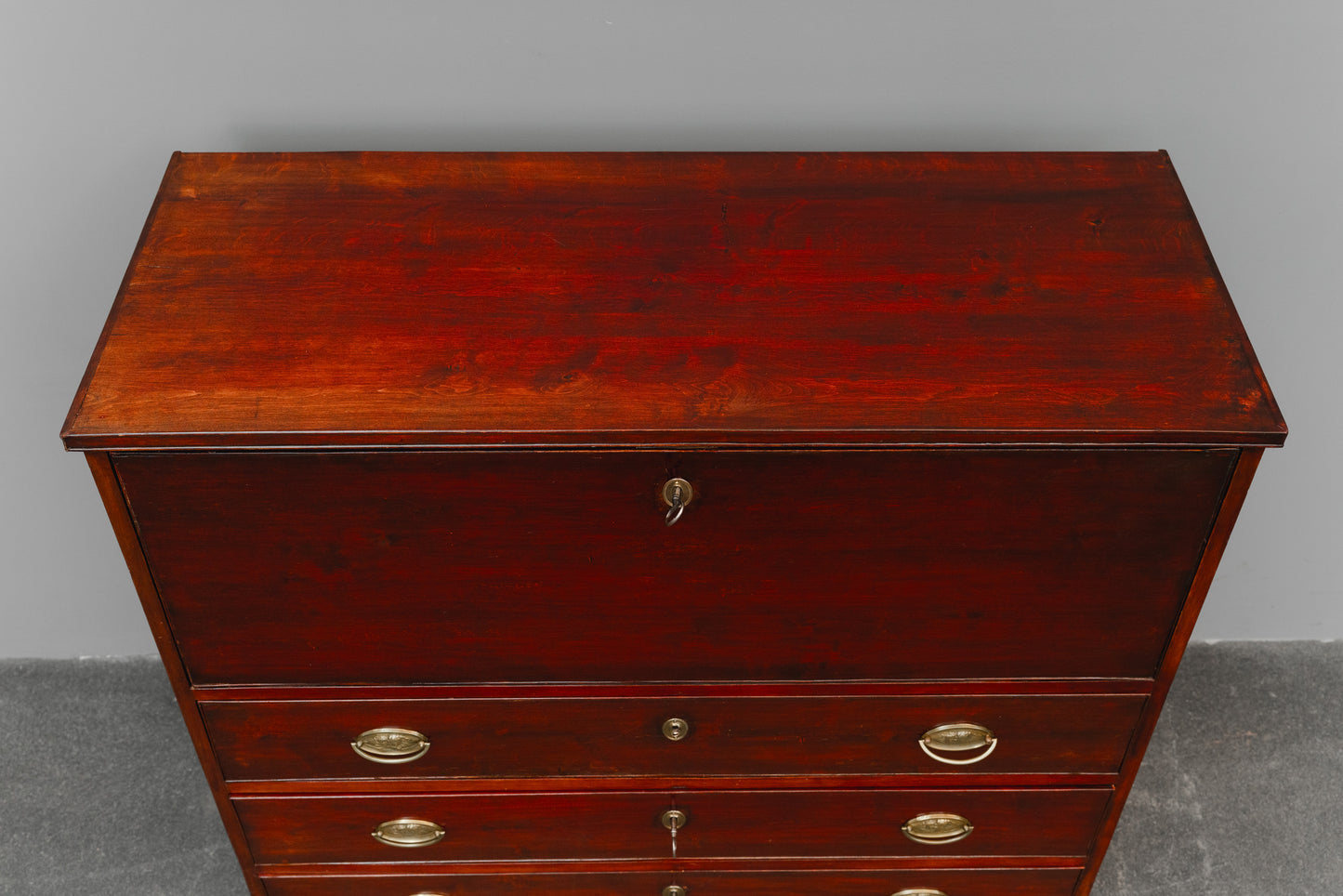 Biedermeier Sekretär in Birke - 1.Hälfte des 19.Jahrhunderts