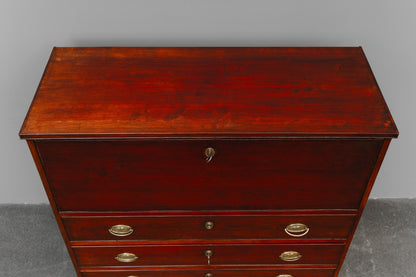 Biedermeier Sekretär in Birke - 1.Hälfte des 19.Jahrhunderts