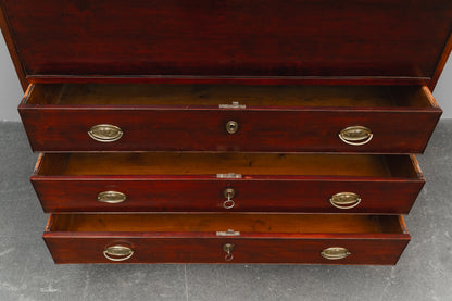 Biedermeier Sekretär in Birke - 1.Hälfte des 19.Jahrhunderts