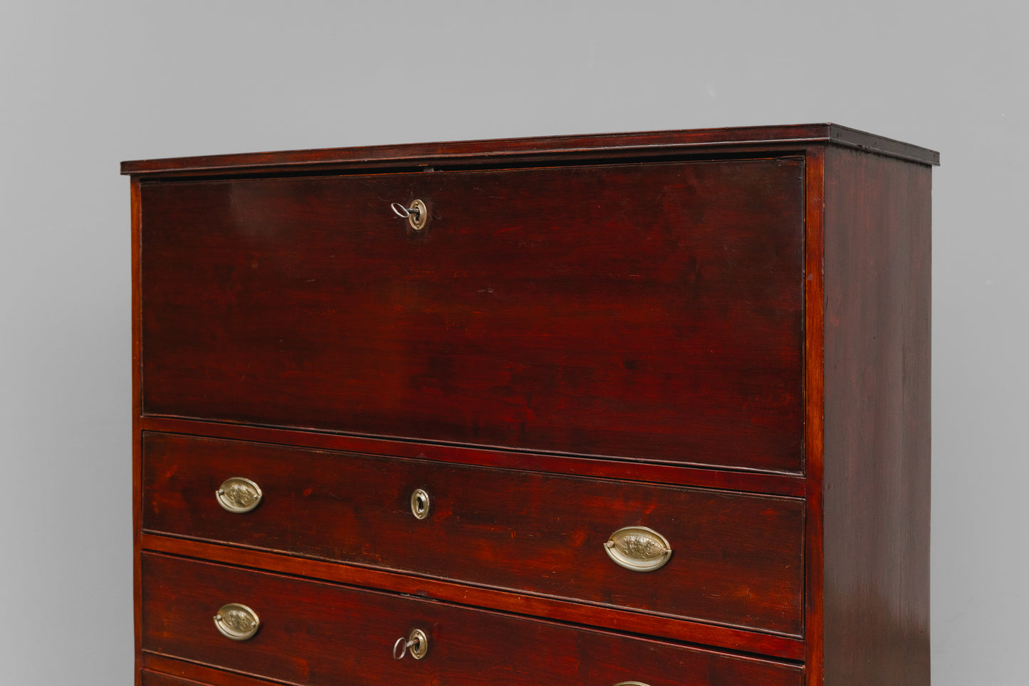 Biedermeier Sekretär in Birke - 1.Hälfte des 19.Jahrhunderts