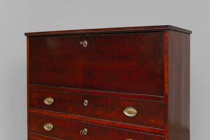 Biedermeier Sekretär in Birke - 1.Hälfte des 19.Jahrhunderts