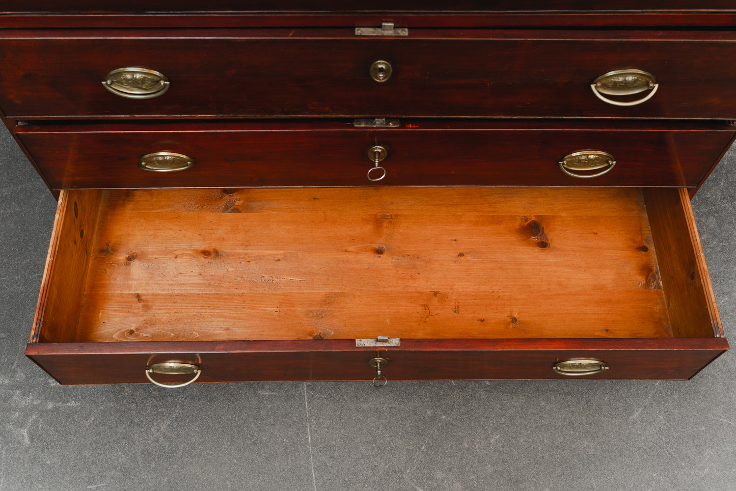 Biedermeier Sekretär in Birke - 1.Hälfte des 19.Jahrhunderts