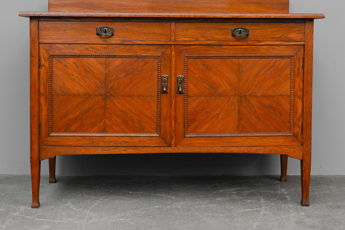 Jugendstil Sideboard / Anrichte in Eiche - Anfang des 20.Jahrhunderts