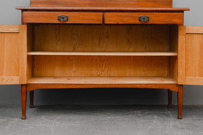 Jugendstil Sideboard / Anrichte in Eiche - Anfang des 20.Jahrhunderts