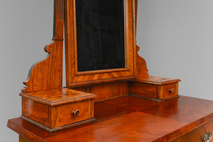 Gründerzeit/Jugendstil Kommode mit Spiegelaufsatz - um 1900