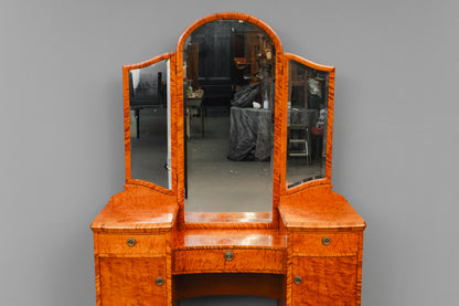 Jugendstil Spiegelkommode in Birke - 1.Hälfte des 20.Jahrhunderts
