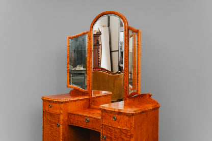 Jugendstil Spiegelkommode in Birke - 1.Hälfte des 20.Jahrhunderts