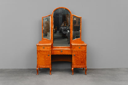 Jugendstil Spiegelkommode in Birke - 1.Hälfte des 20.Jahrhunderts