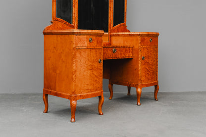 Jugendstil Spiegelkommode in Birke - 1.Hälfte des 20.Jahrhunderts