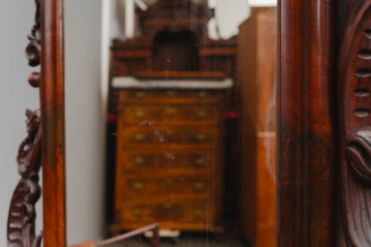 Biedermeier/Louis Philippe Spiegelkommode in Mahagoni - Mitte des 19.Jahrhunderts