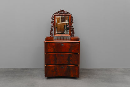 Biedermeier/Louis Philippe Spiegelkommode in Mahagoni - Mitte des 19.Jahrhunderts
