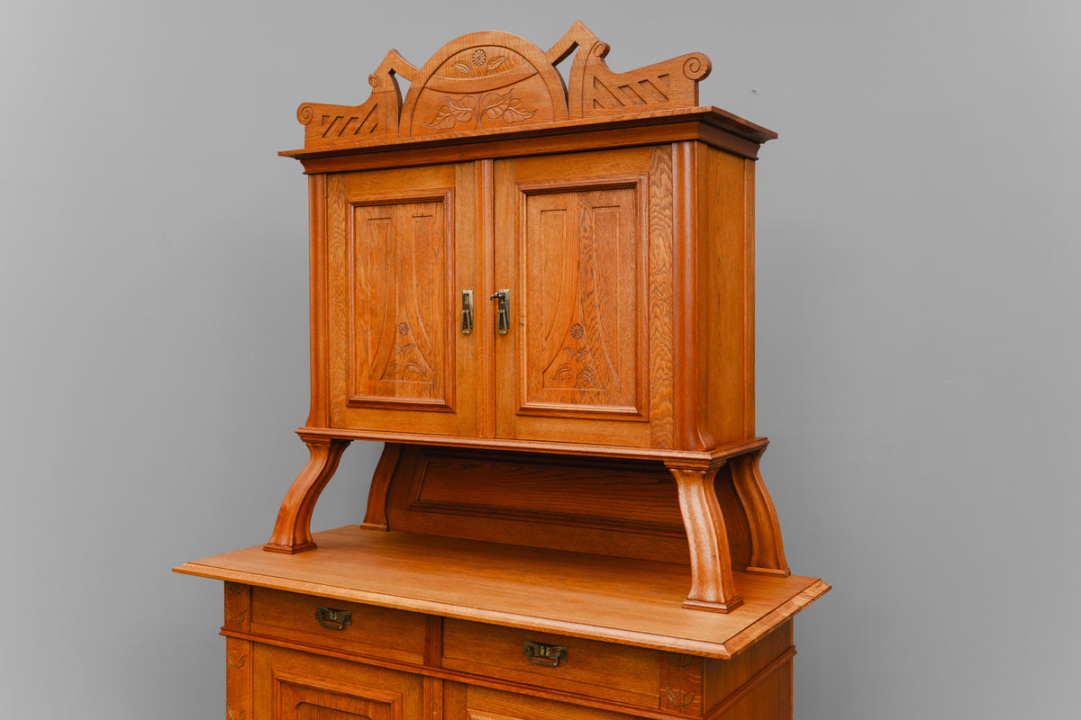 Jugendstil Buffetschrank in Eiche - Anfang des 20.Jahrhunderts