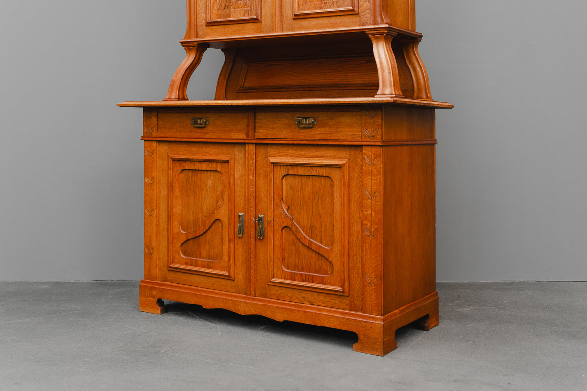 Jugendstil Buffetschrank in Eiche - Anfang des 20.Jahrhunderts