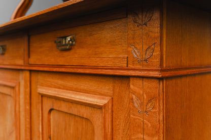 Jugendstil Buffetschrank in Eiche - Anfang des 20.Jahrhunderts