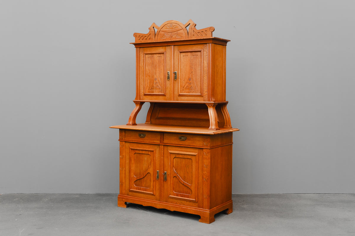 Jugendstil Buffetschrank in Eiche - Anfang des 20.Jahrhunderts