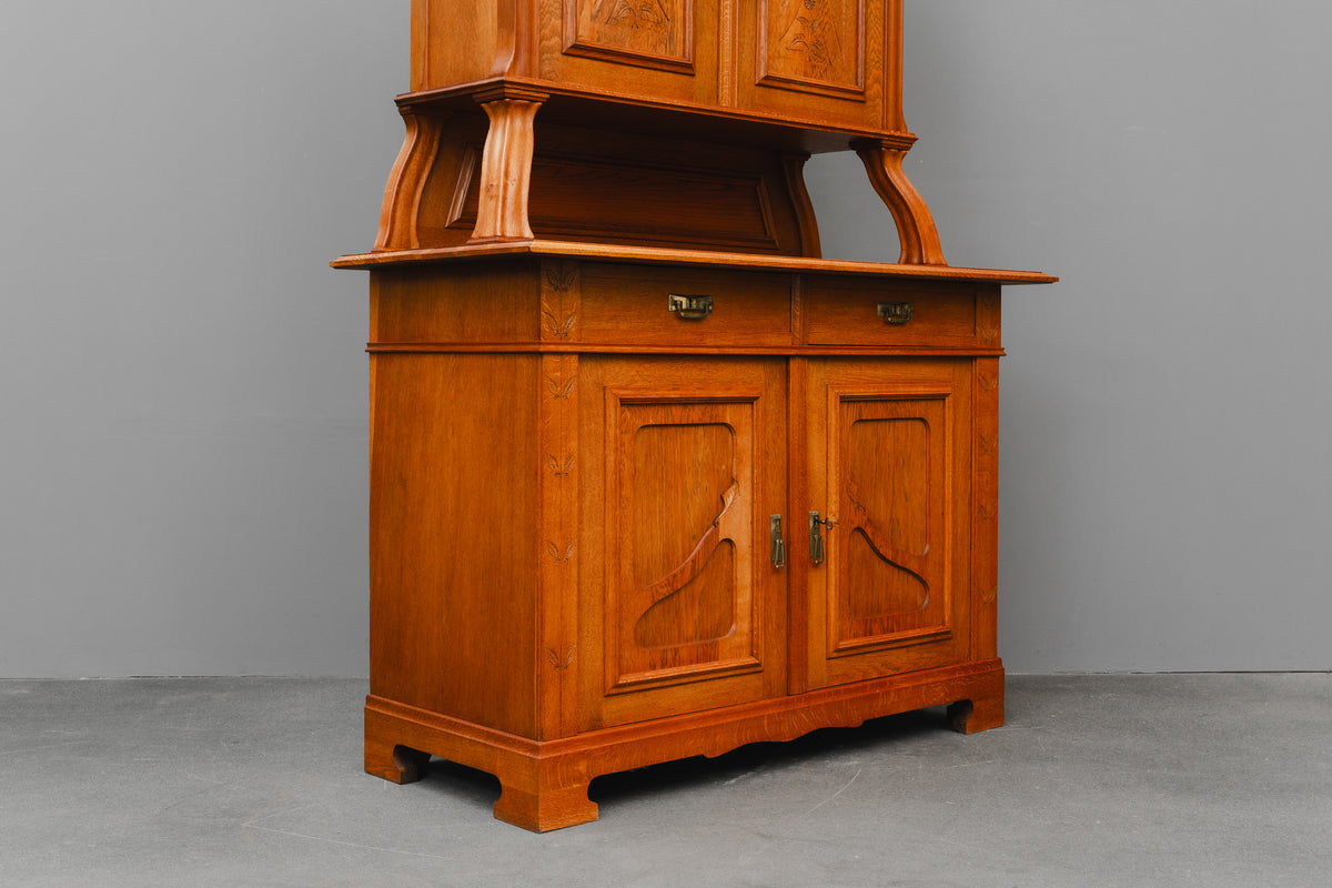 Jugendstil Buffetschrank in Eiche - Anfang des 20.Jahrhunderts
