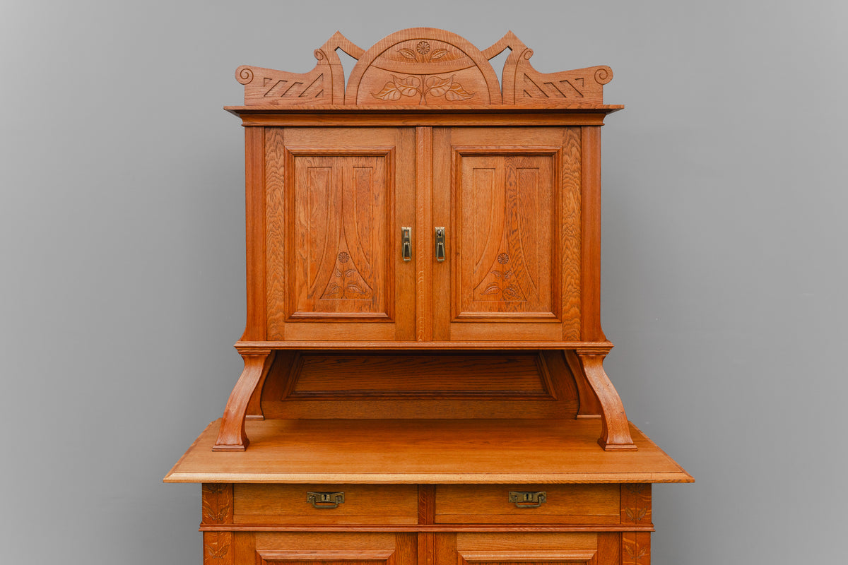 Jugendstil Buffetschrank in Eiche - Anfang des 20.Jahrhunderts