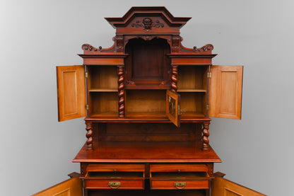 Gründerzeit Buffetschrank in Nussbaum - Ende des 19.Jahrhunderts
