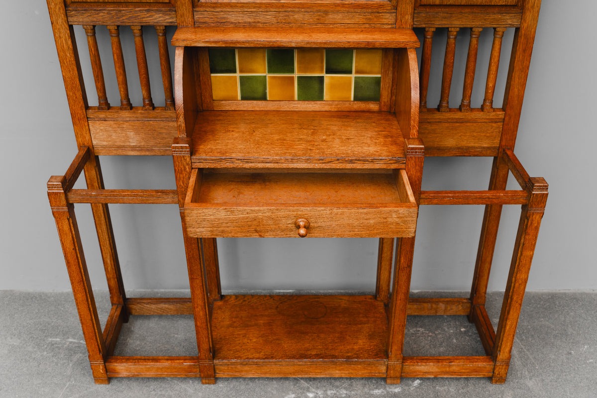 Jugendstil Garderobe in Eiche - Anfang des 20.Jahrhunderts