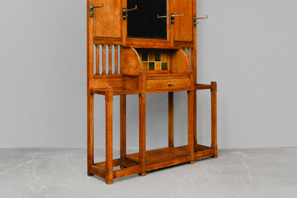 Jugendstil Garderobe in Eiche - Anfang des 20.Jahrhunderts