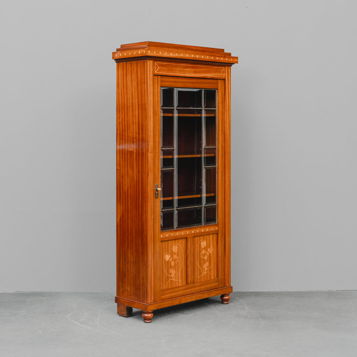 Jugendstil Bücherschrank in Mahagoni - Anfang des 20.Jahrhunderts