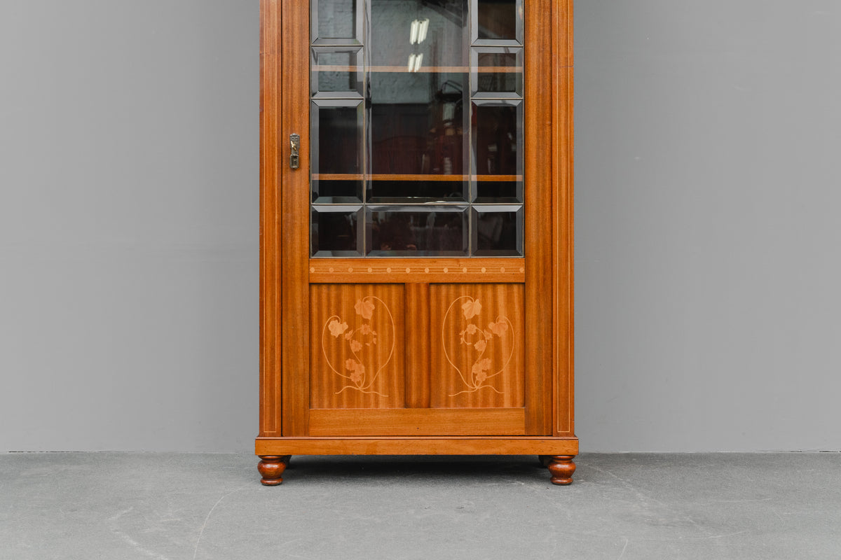 Jugendstil Bücherschrank in Mahagoni - Anfang des 20.Jahrhunderts