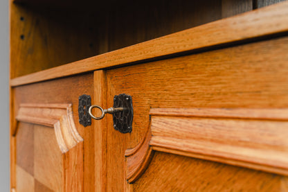 Jugendstil Bücherschrank in Eiche - 1.Hälfte des 20.Jahrhunderts