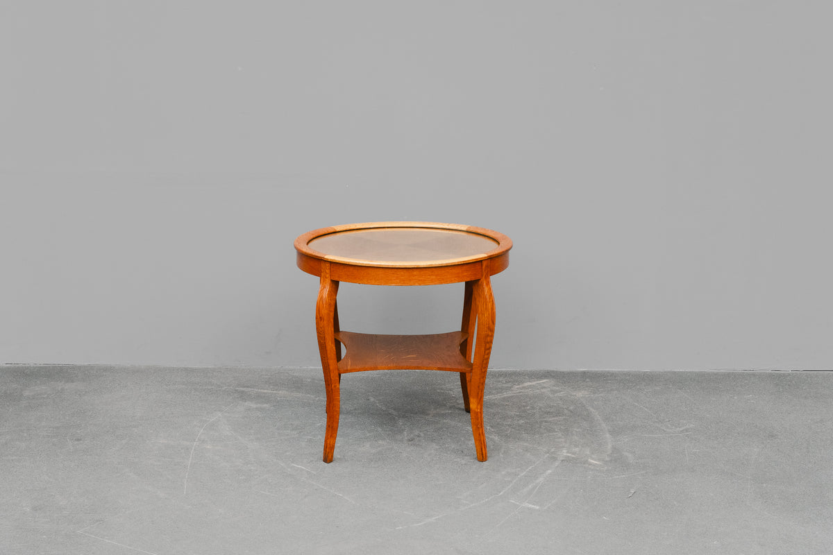 Jugendstil Beistelltisch in Eiche - Anfang des 20.Jahrhunderts